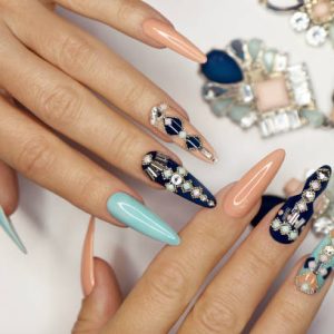 custom nail art design